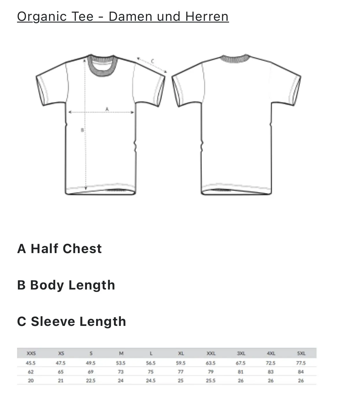 Organic Tee -  Nature