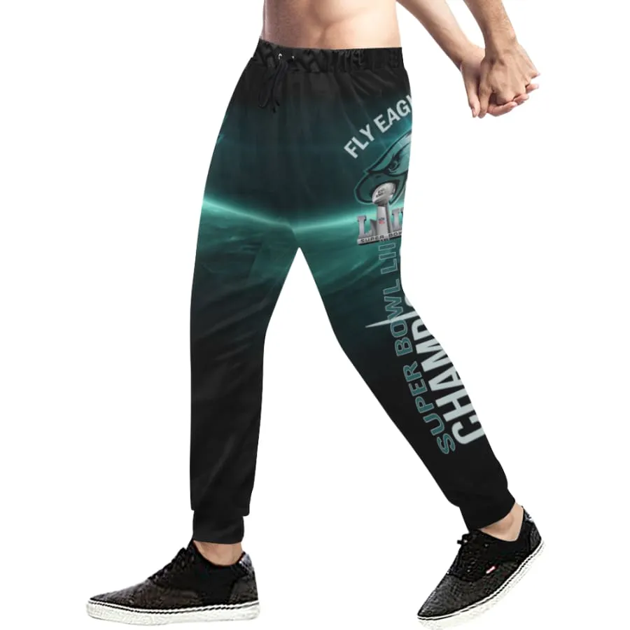Philadelphia eagles Fans Sweatpants Mens Womens| super bowl Fan Champions Jogger Pants| eagles Fan Baggy Slacks