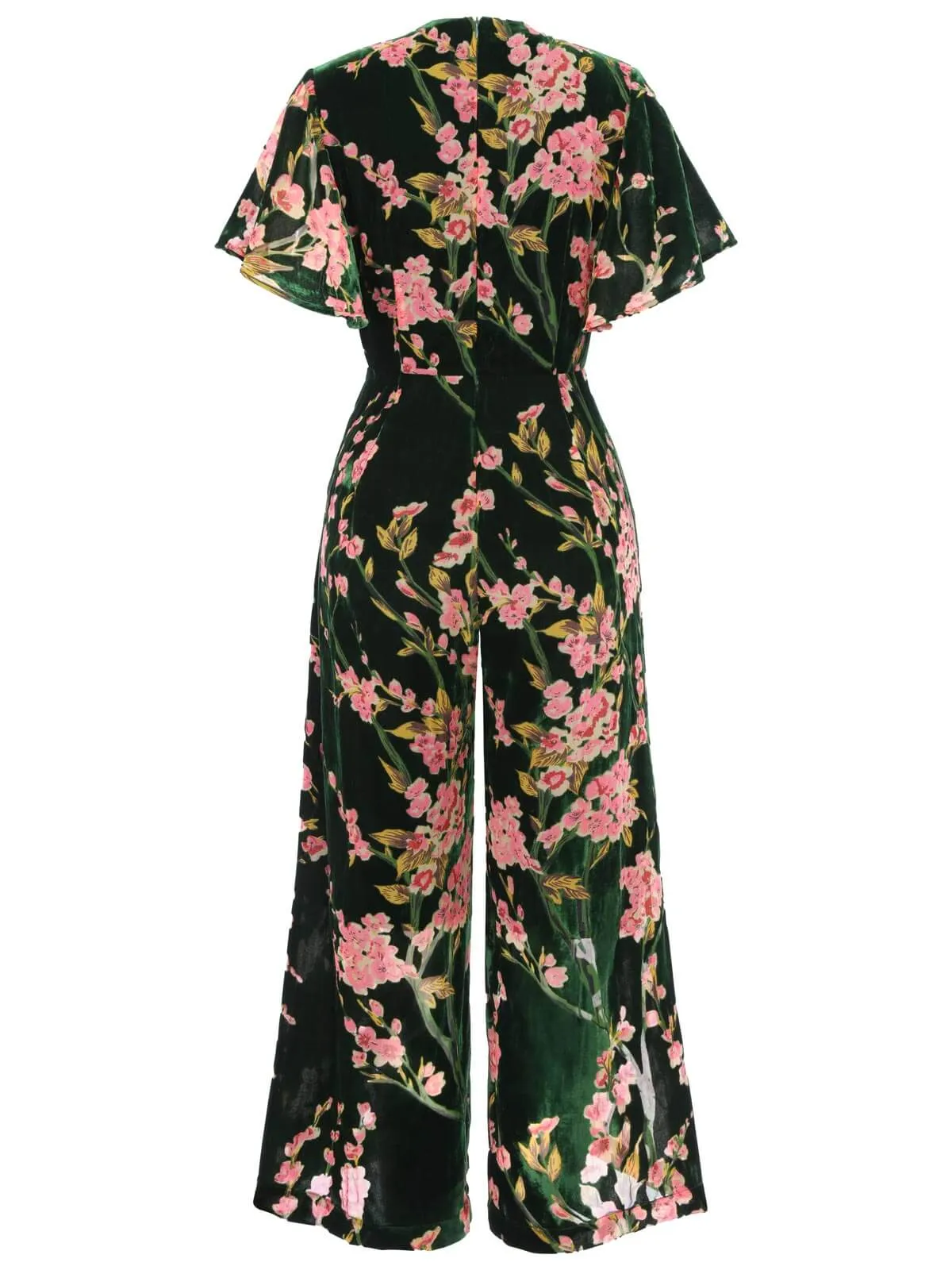 [Pre-Sale] Leopard 1930s Velvet Vintage Jumpsuit