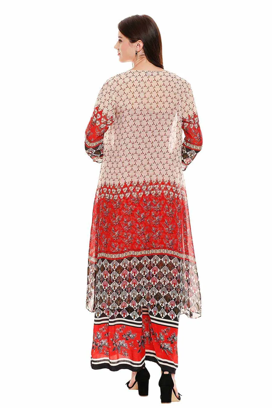 Red Jumpsuit & Jacket Co-ord Set (Set of 2)