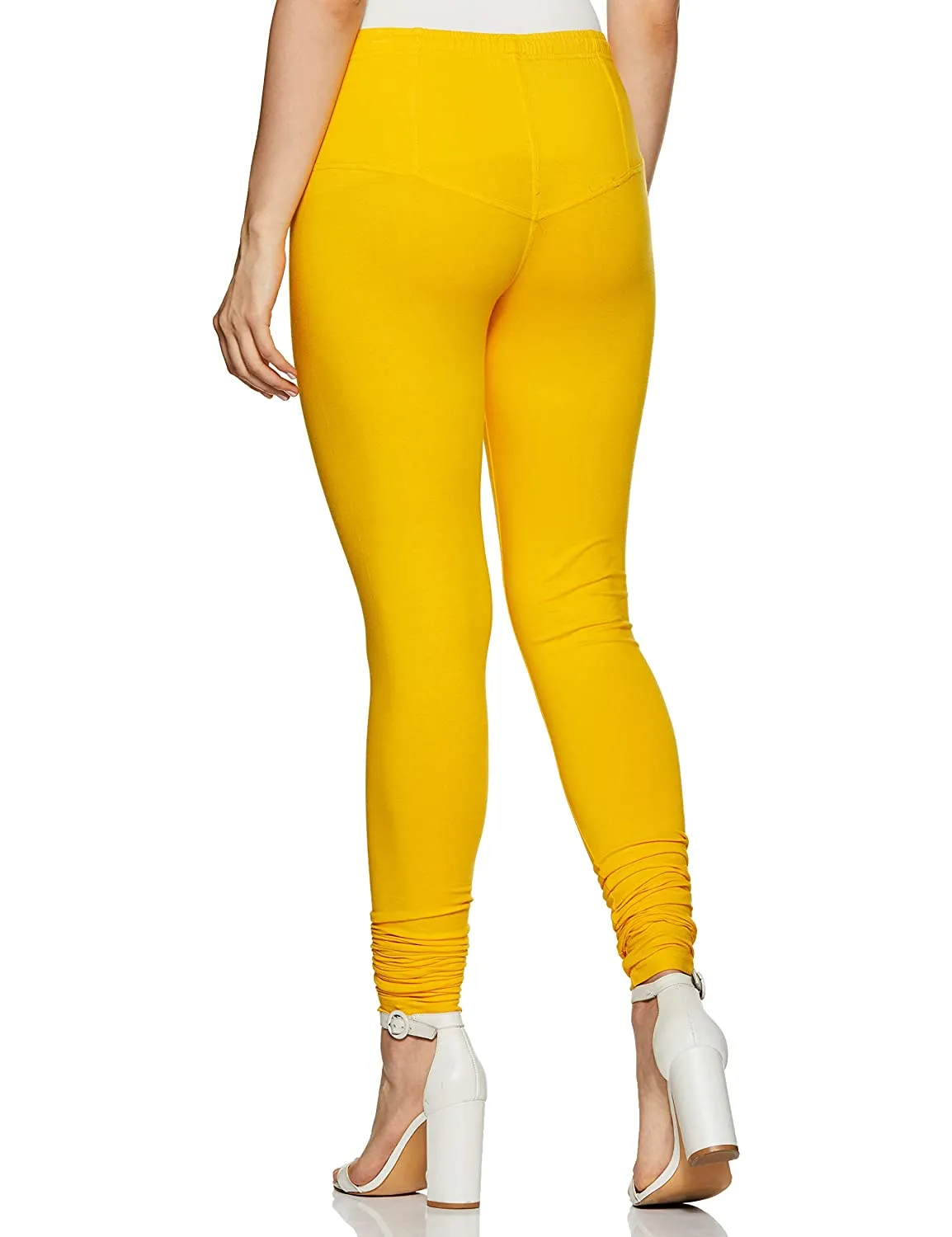 Rupa churidar Yellow Cotton Leggings for Woman