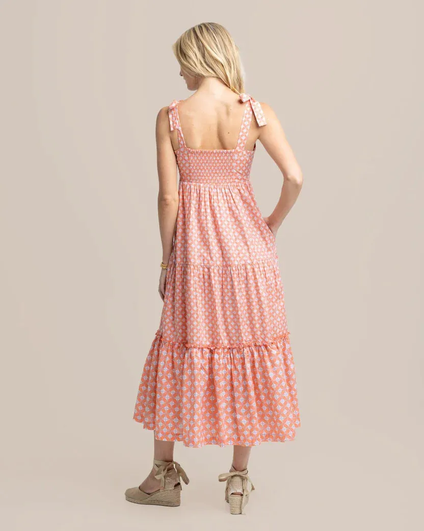 Southern Tide Sylvi Sun Daze Geo Print Maxi Dress