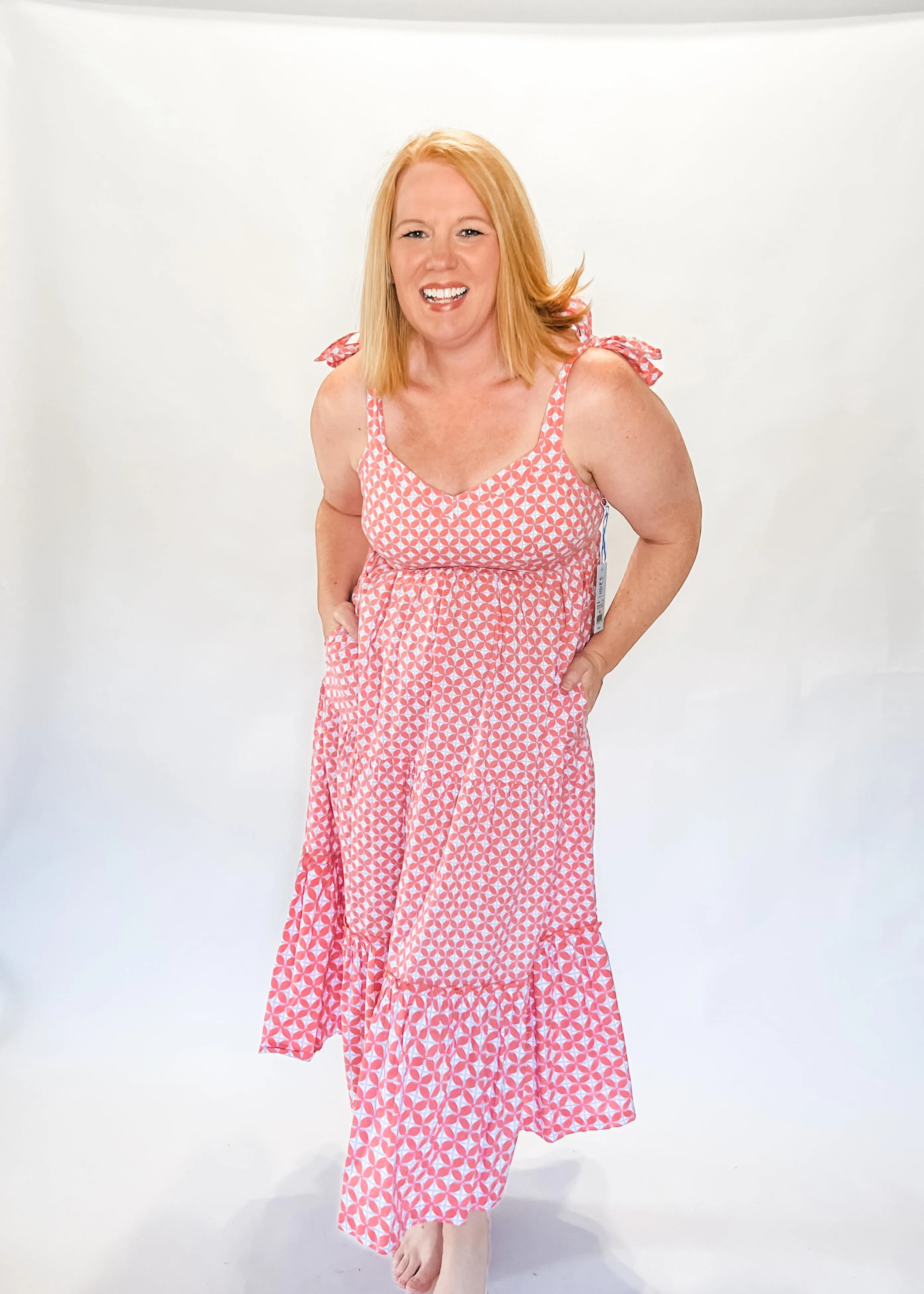 Southern Tide Sylvi Sun Daze Geo Print Maxi Dress