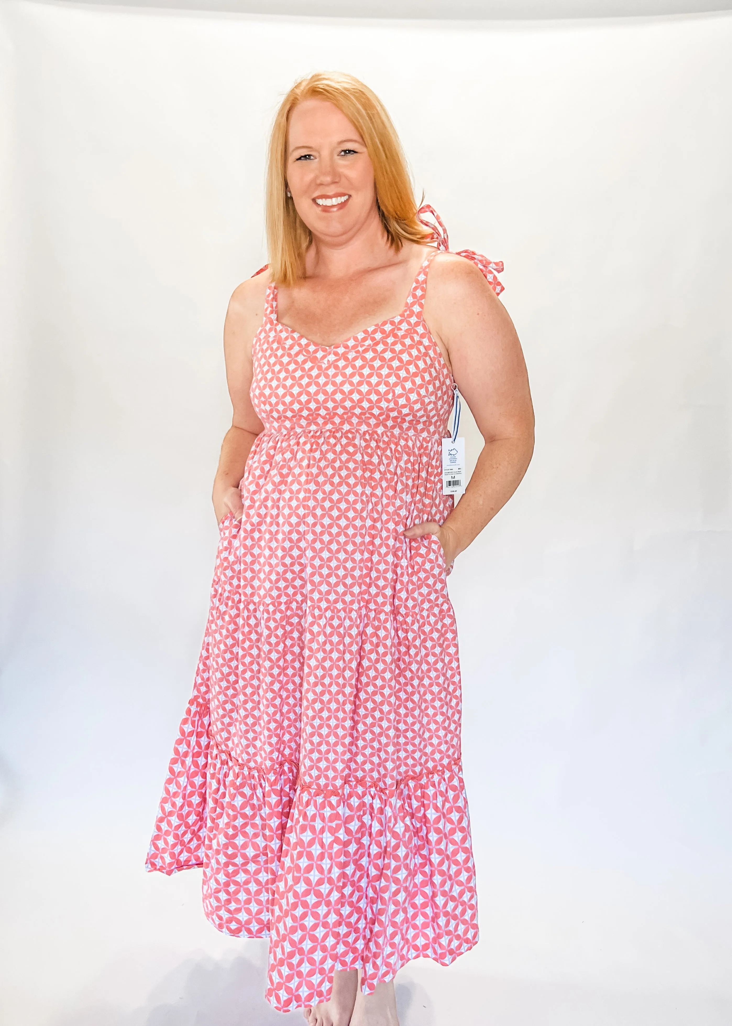 Southern Tide Sylvi Sun Daze Geo Print Maxi Dress