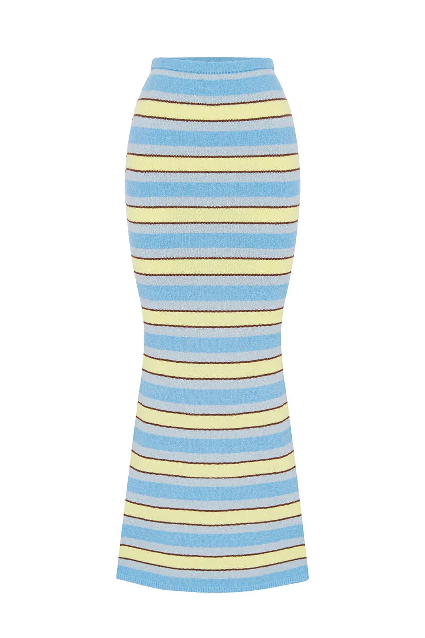 Sybil Maxi Skirt - Blue Multi