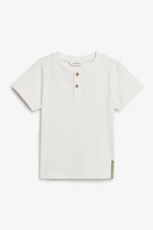 T-shirt henley en coton, 2T-3T - Bébé garçon
