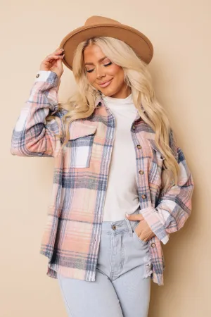 Taking Action Plaid Shacket