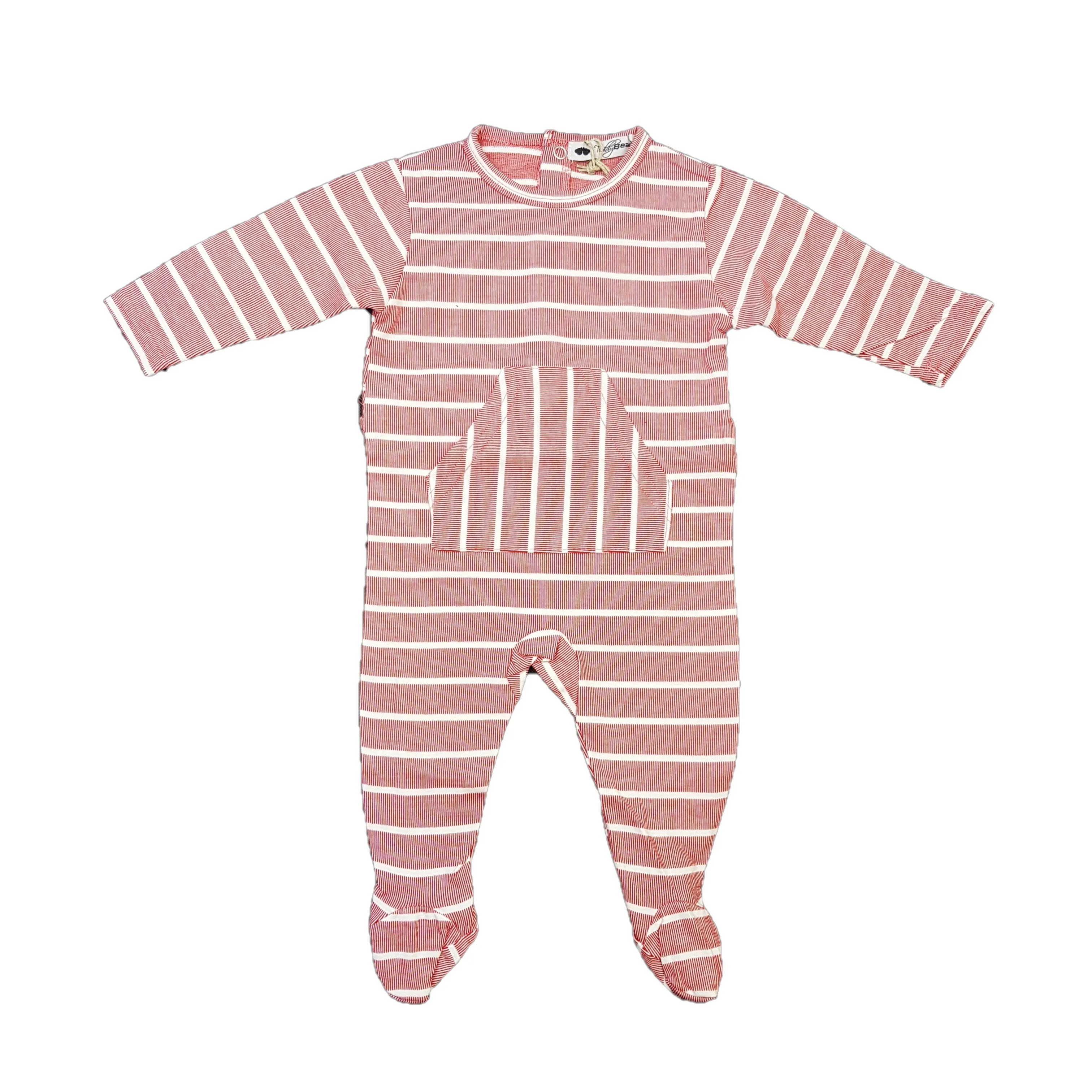 Teddy Bear - Kangaroo Pocket Babygrow