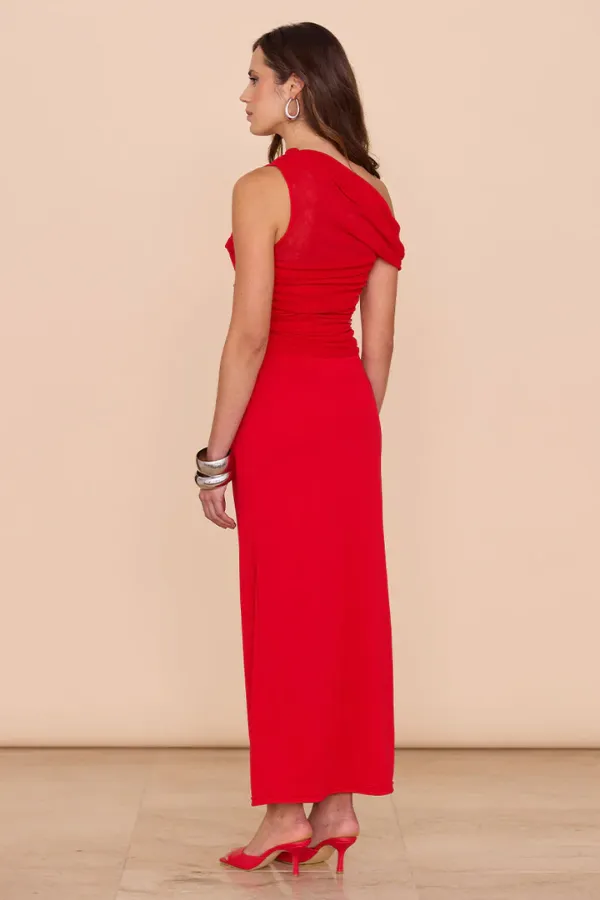 Thea Mesh Dress Chilli