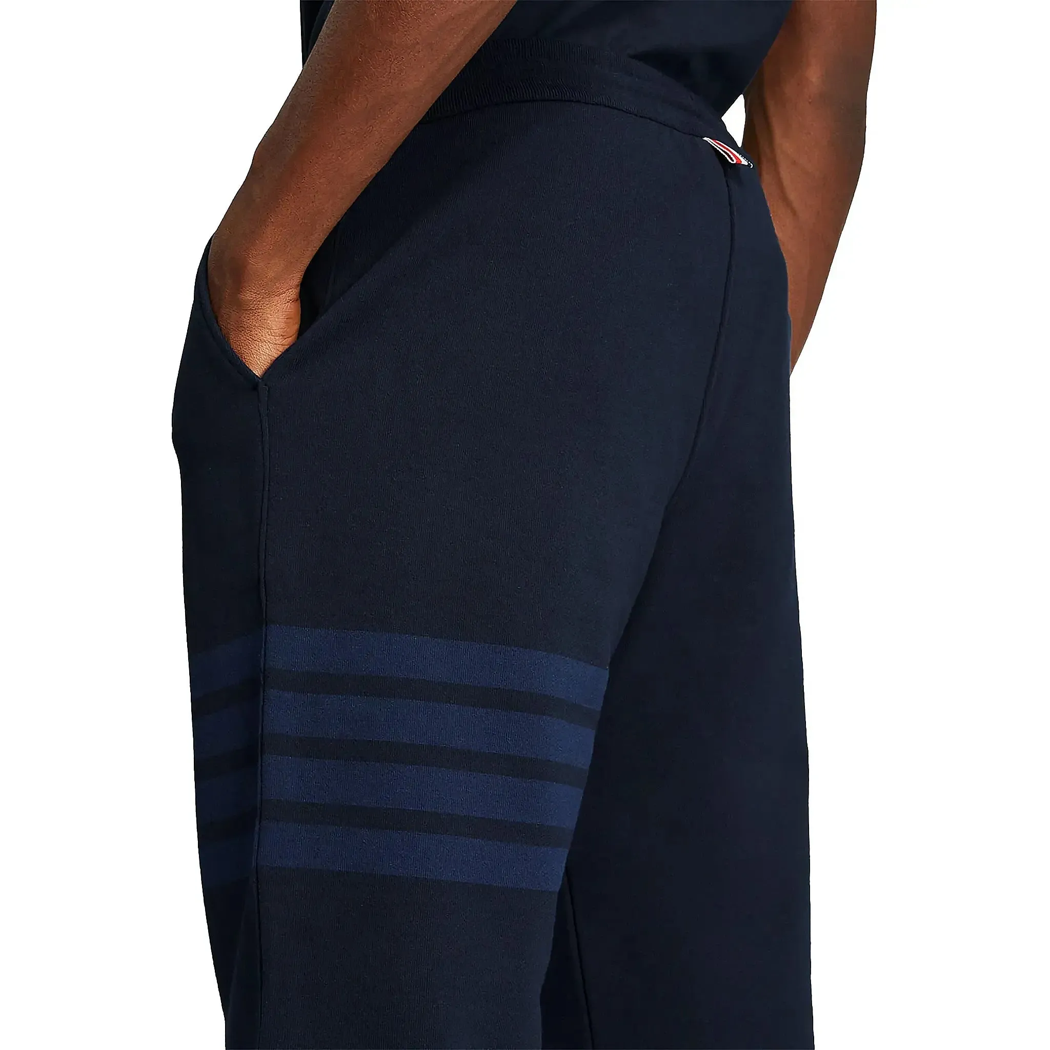 Thom Browne Classic Loopback 4-Bar Blue Sweatpants