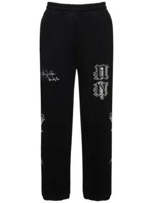 Unknown   Logo cotton sweatpants 