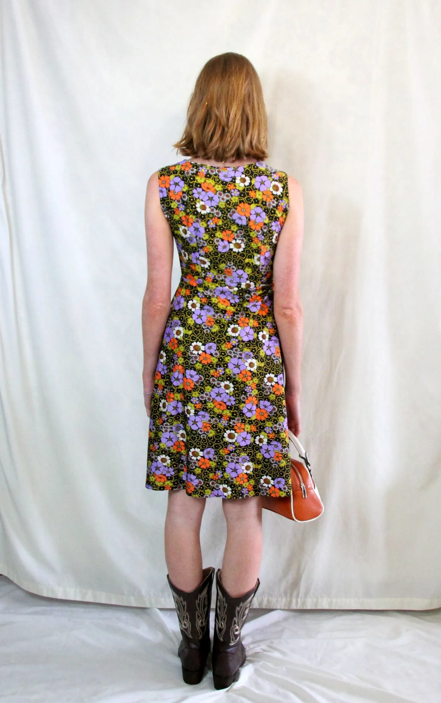 Vintage 1970s Floral Summer Dress