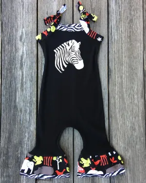 Zebra Romper